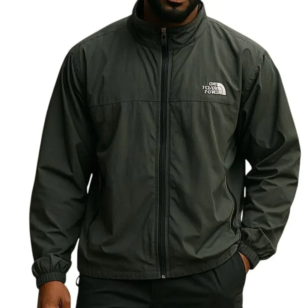 The North Face Green Zip Up Lined Fleece Lined Jacket Size XL